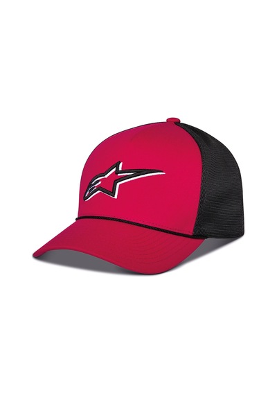 Alpinestars Ageless Shadow Trucker Şapka Siyah Kırmızı