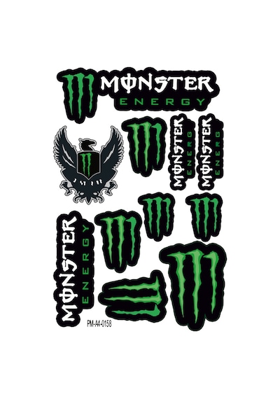 Sticker Seti Monster Energy Tasarımlı Grenaj Kaplama 02 Nötr