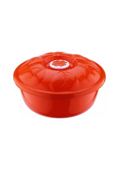 Asude 2 No Yonca Hamur Leğeni Kapaklı 8 Litre Şeffaf