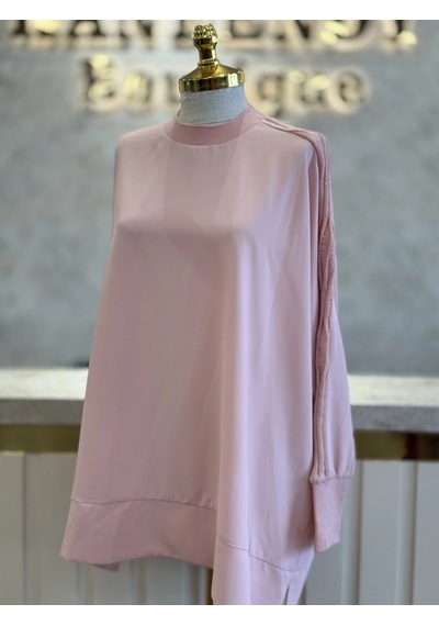 Ghisa Gh-3610t4831-p Pudra Renk Tunik Çok Renkli