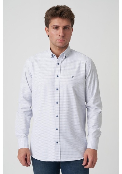 White Stone Alcácer Do Sal G2505 Slim Fit Gömlek Desenli Desenli Çok Renkli White Stone Alcácer Do Sal G2505 Slim Fit Gömlek Desenli Desenli Çok Renkli