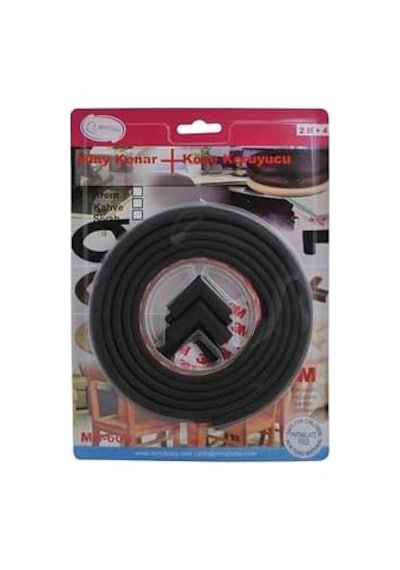 Unisex Mini Kenar Ve Köşe Koruyucu Seti, Kahverengi Açık Bej