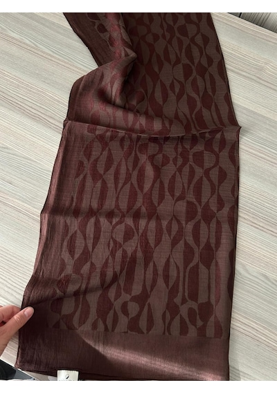 Noura Scarf Miora Şal Acı Kahve Çok Renkli