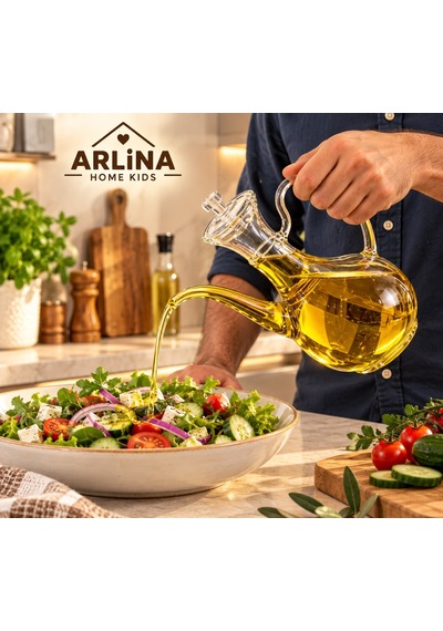 750 Ml İbrik Model Cam Yağlık Şeffaf