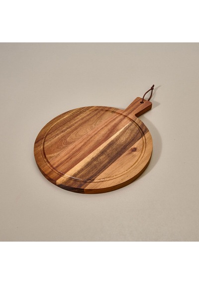 Akasya Kesme Tahtası - Kahverengi - 32x25 Cm Ahşap