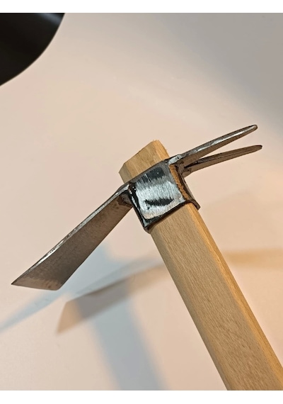 Sürmene Makas Çeliği Çatallı Kazma Bahçe Tarla Hobi 45cm