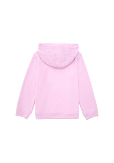 U.S. Polo Assn. Kız Çocuk Pembe Kapüşonlu Sweatshirt 50290722-VR041