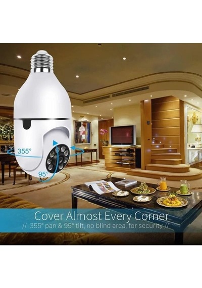 Tr Full Hd 1080p Kamera Bebek Izleme Ve Güvenlik Kamerası Wifi 360 Derece Dönebilen Kamera Beyaz Cmr6 Diğer