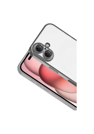 Apple İphone 17 Uyumlu Lensli Silikon - Titan Gri