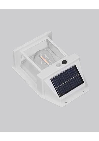 Mey İthalat Üç Modlu Güneş Enerjili Duvar Lambası 1800mah Bataryalı Ve Hareket Sensörlü Çok Renkli