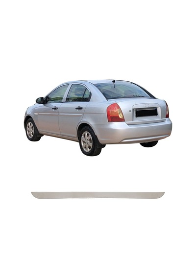 Hyundai Era Uyumlu 2005-2011 Krom Bagaj Alt Çıtası Paslanmaz Çelik