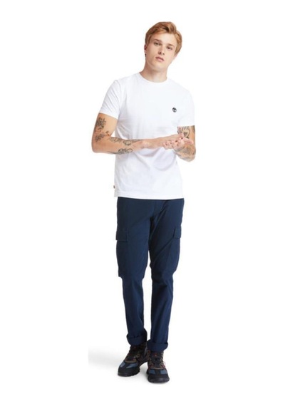 Timberland Ss Dunstan Rıver Jersey C Beyaz Erkek Kısa Kol T-Shirt