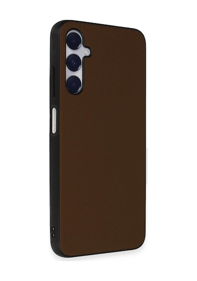 Newface - 614 - Samsung Galaxy A05s Kılıf Taft Kapak - Edntrend - - Kahverengi
