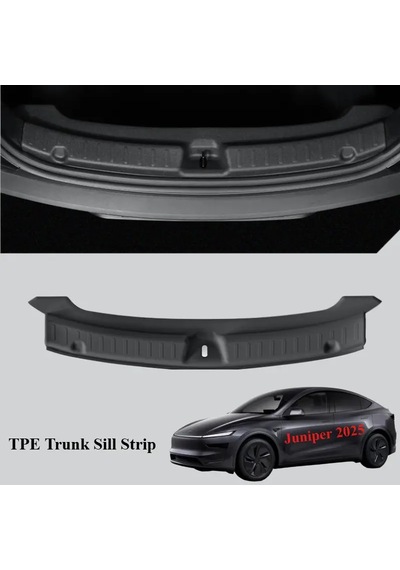 Tesla Model Y Ve Juniper İçin Uyumlu Arka Bagaj Eşik Koruma Kaplaması