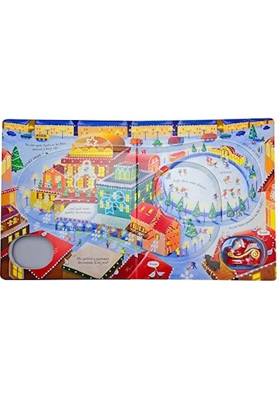 Santa's Christmas Journey with Wind-Up Sleigh
