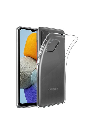 Samsung Galaxy M23 ile Uyumlu Kapak 1mm Silikon Şeffaf Kılıf