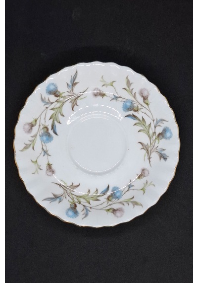 Brıgadoon Bone China İngiliz Porselen Fincan Ve Tabağı Mavi