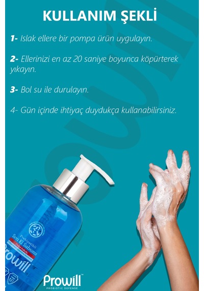 Prowill Prebiyotikli Sıvı El Sabunu 250 ML