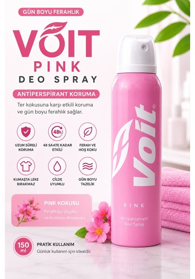 Voit Pink Kadın Sprey Deodorant 150 ML