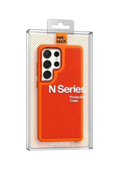 Nettech Samsung Galaxy S25 Ultra Uyumlu Nt-n121 Deri Arka Koruma Kılıf - Kahverengi