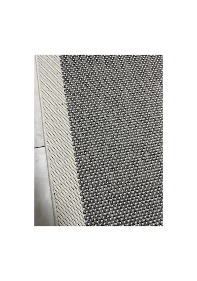 Sisal Halı- Hol Koridor Halısı- Kaymaz Taban- Yıkanabilir Kilim Halı Yolluk Gri - Krem
