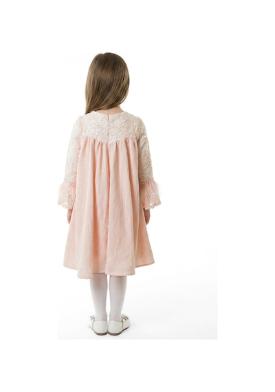 Xo Kids Kız Çocuk Elbise 3-7 Yaş 604 Pembe