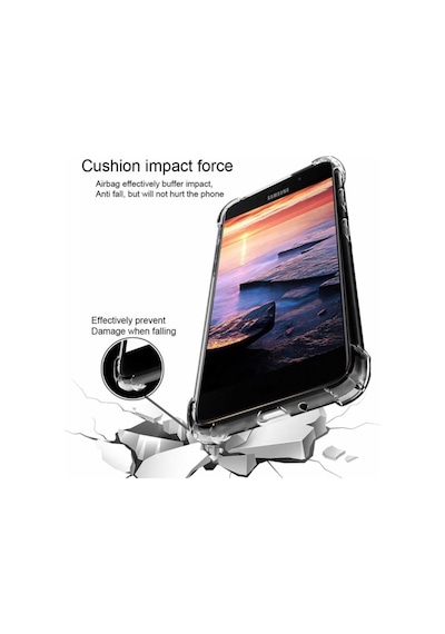 Samsung Uyumlu Galaxy J4 Plus Kılıf Şeffaf Nitro Anti Shock Kapak Renksiz