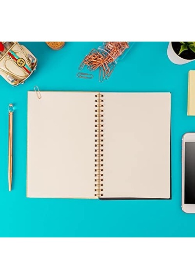 Uzaya Yolculuk Tasarımlı Ahşap Kapaklı Defter 48 Yapraktır 103 Ivory