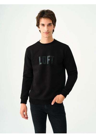 Loft Erkek Sweatshirt Siyah Lf2037698 25kp69000095 P6934 Siyah