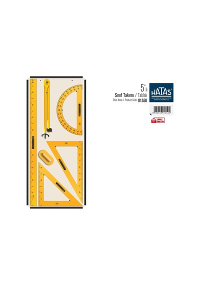 Hatas 01550 Tablalı Set Sarı