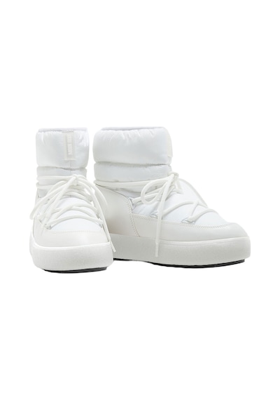 A001 White Bot Kar Kadın 80d2450080 Moon Boot Ltrack Low Nylon Wp Beyaz