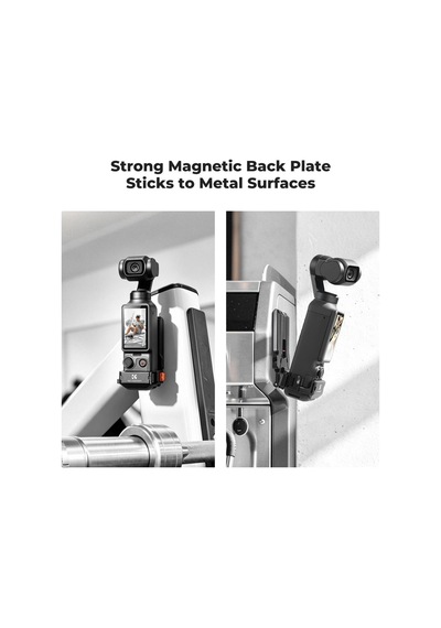 K&f Concept Osmo Pocket 3/4 Için Manyetik Metal Genişleme Çerçevesi, Mini Tripod, Askı