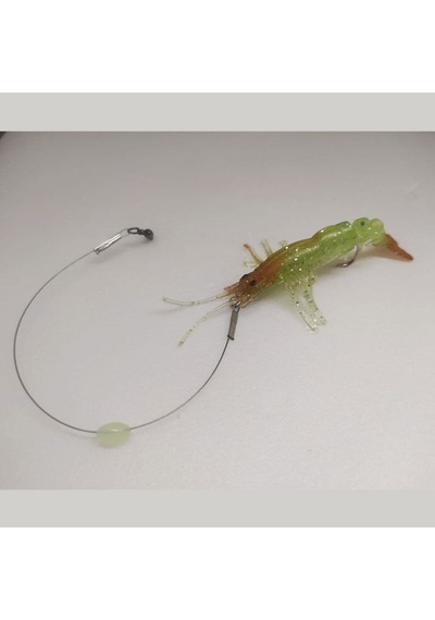 Aldos Karides Sahte Silikon Shrimp Balık Yemi Silikon Karides 7,62 Cm 6,5 Gr