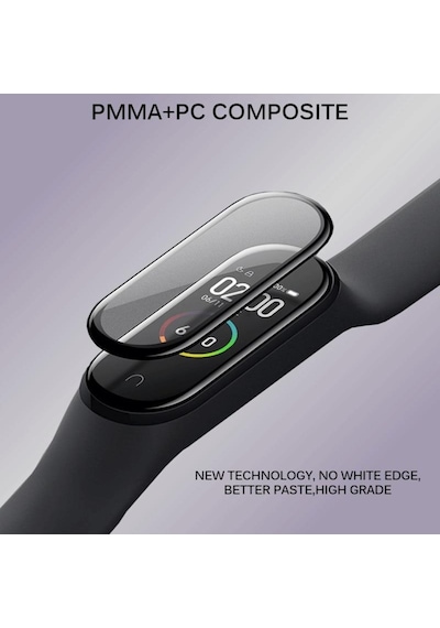 Xiaomi Mi Band 5 Ekran Koruyucu Nano Esnek Cam