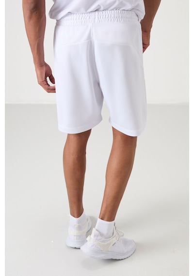 Tommy Life Beyaz Polyester Kalın Yumuşak Comfort Fit Erkek Şort - 81273 Beyaz