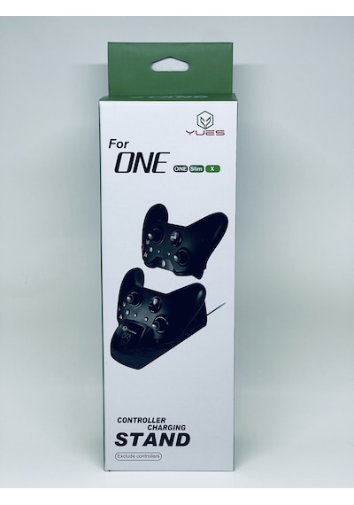 Yues Xbox One S Gamepad Oyun Kolu Şarj Stand Göstergeli + Batary Xbox One/One S Uyumlu