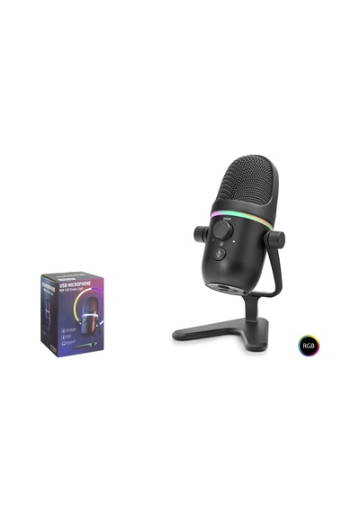 Profesyonel Çift Modlu Rgb Mikrofon 192 Khz / 24 Bit Type-c