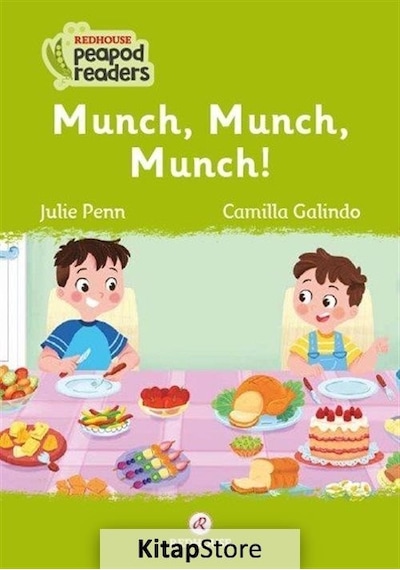 Munch MunchMunch! Redhouse Peapod Readers - Julie Penn - Redhouse Yayınları