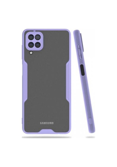 Galaxy A12 Kılıf Zore Parfe Kenarları Pastel Renk Silikon Kılıf