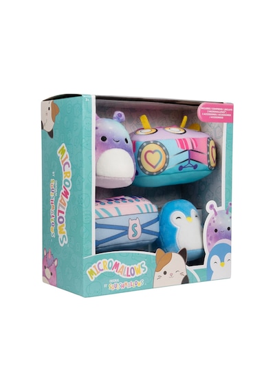 Squishmallows Micromallows 2 Figür + 2 Aksesuar Seti Mm0016 Çok Renkli