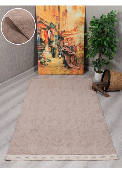 My Evilla Modern Dekoratif Lara Vizon Dokuma Halı 9401c