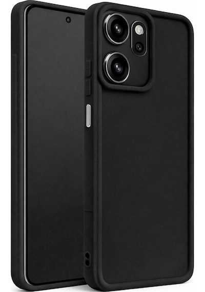 Infinix Smart 9 Ve Hot50i Ve X6531 Ve Smart9hd Uyumlu Kamera Çıkıntılı Mat Silikon Telefon Kılıfı Siyah