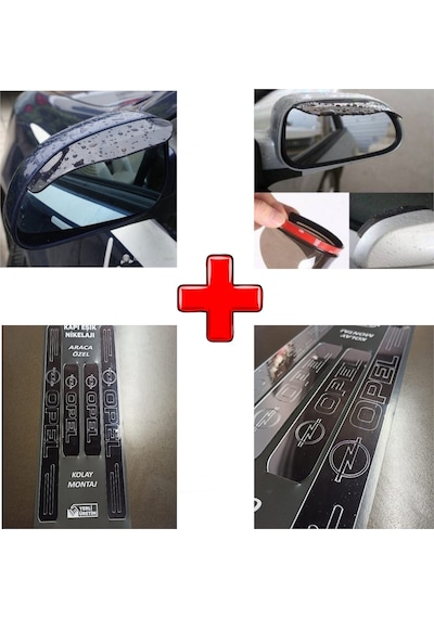 Opel Astra K Uyumlu Kapı Eşiği Ve Ayna Yağmur Koruyucu (554254419)