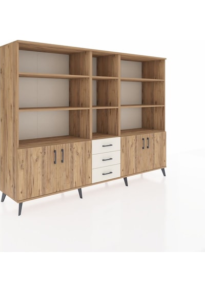 Hyperion Dolap 11 Raflı 3 Çekmeceli 4 Kapaklı 220x44x163 Çam-çam/ Çam-çam/aytaşı Hyperion Dolap 11 Raflı 3 Çekmeceli 4 Kapaklı 220x44x163 Çam-çam/ Çam-çam/aytaşı
