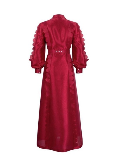 Senna Carter Dress Kırmızı Kırmızı