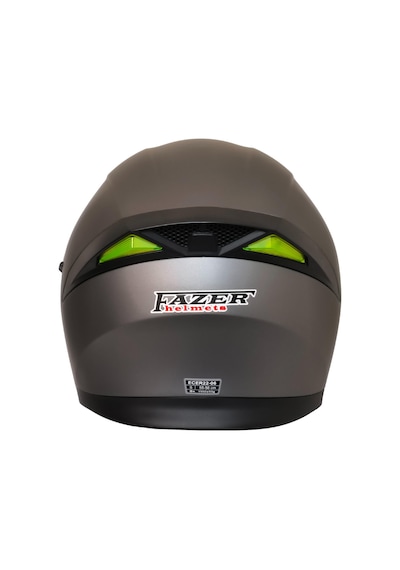 Fazer Motosiklet Çene Açılır Kask Güneş Vizörü Motor Kaskı Mat Titanium Gri