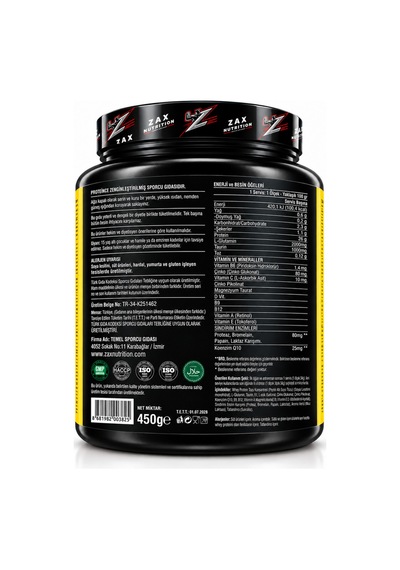 Whey Isolate Banana 450 Gr B6 Vitamin Destekli + Shaker Gift Muz