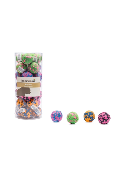 Hnrlıshp Beeztees Kedi Oyuncağı, Top, Kumaş, Çeşitli Renklerde, 4cm