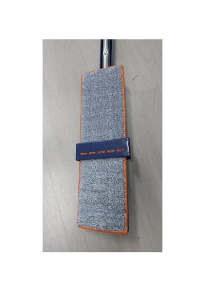 Yeniden Kullanılabilir Tekerlekli Mikrofiber Mop Seti - 1 Yedek Bez Dahil