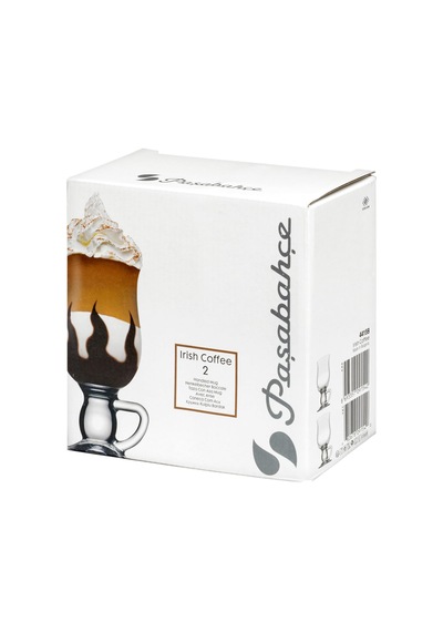 Paşabahçe Coffee Irısh Coffee Fıncan/kupa 270 Cc 2'li Hediyelik Kutu Beyaz - Çok Renkli